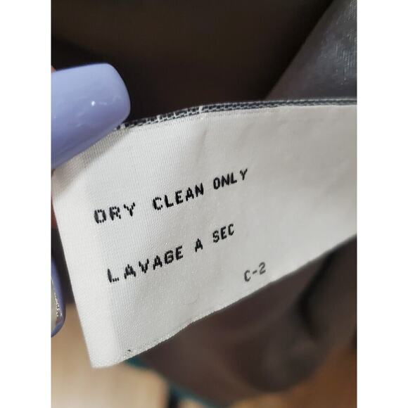 Tulle Womens Blue 100% Cotton Single Breasted Six Button Blazer Coat Size XS - Picture 13 of 16